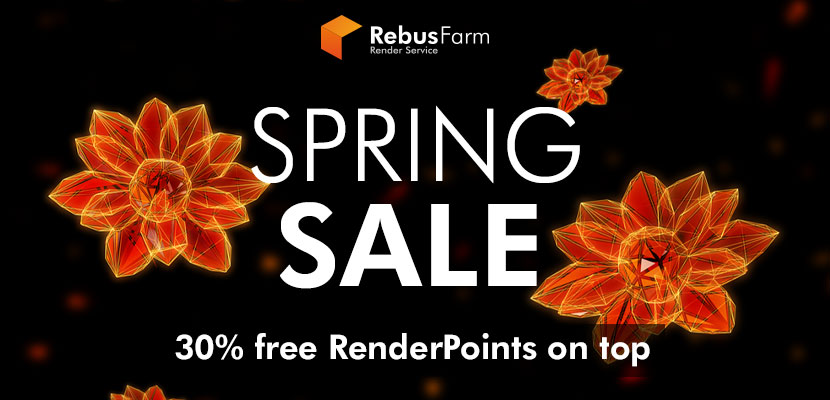 RebusFarm Spring Sale - 30% on top